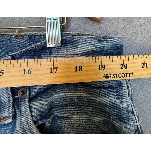 Abercrombie & Fitch Vintage Stretch 90s Straight Jeans Mens 40x30 Blue - Picture 4 of 9
